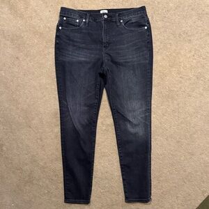 J. Crew Women's Dark Wash Toothpick Skinny Jeans